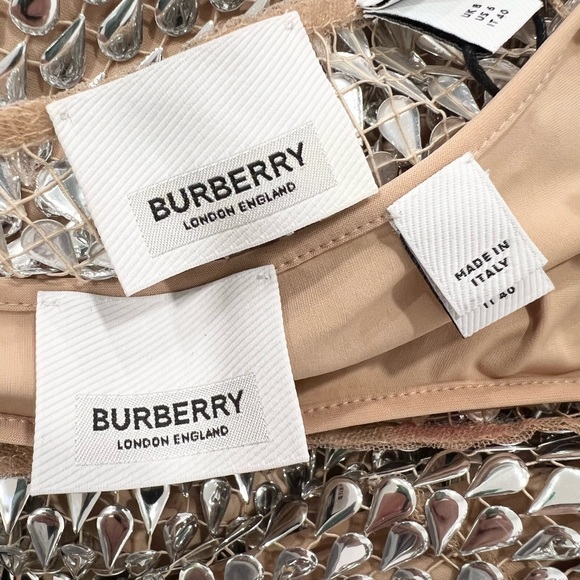 Burberry Sandra Metallic Mesh Top - Picture 9 of 14